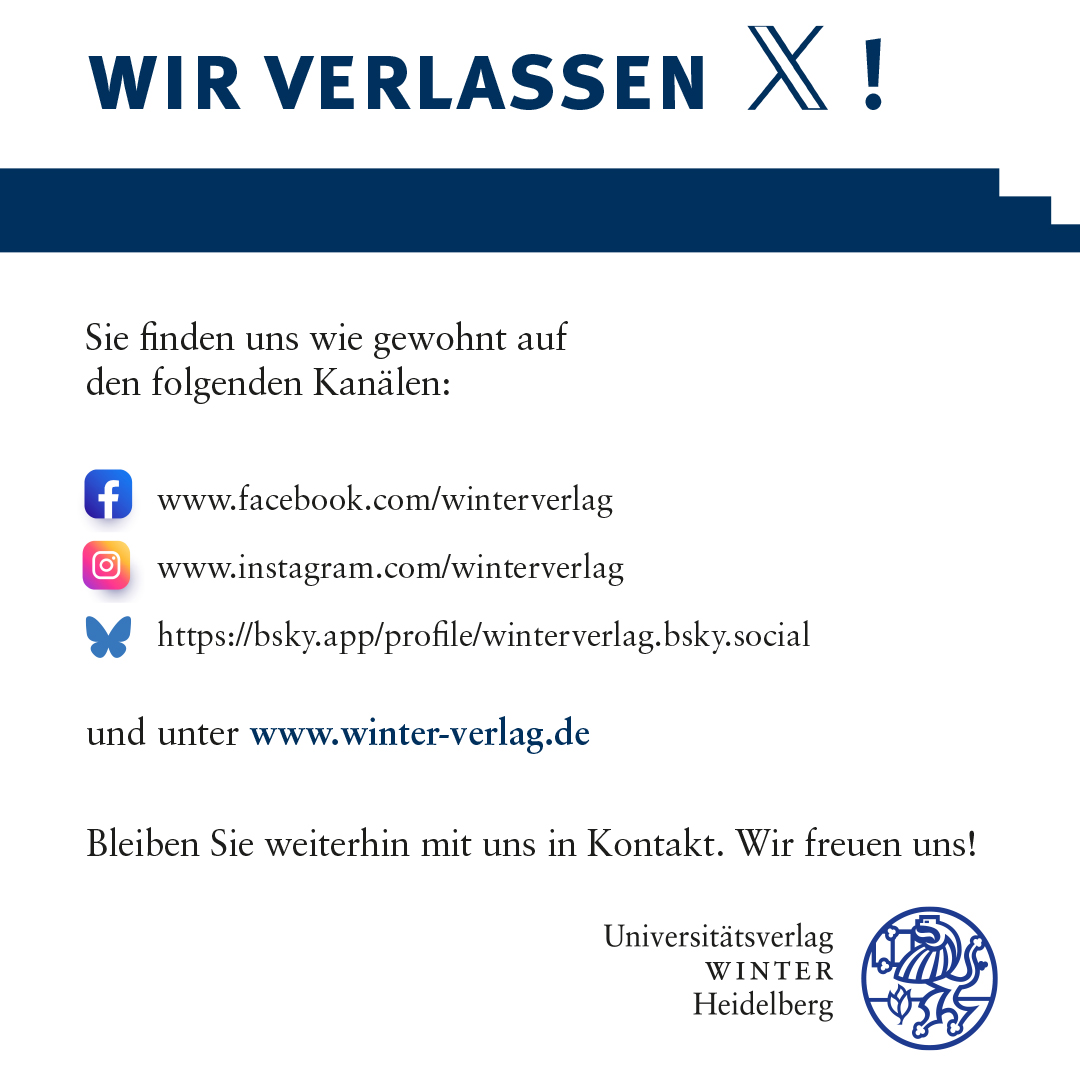 Universitätsverlag Winter tweet media