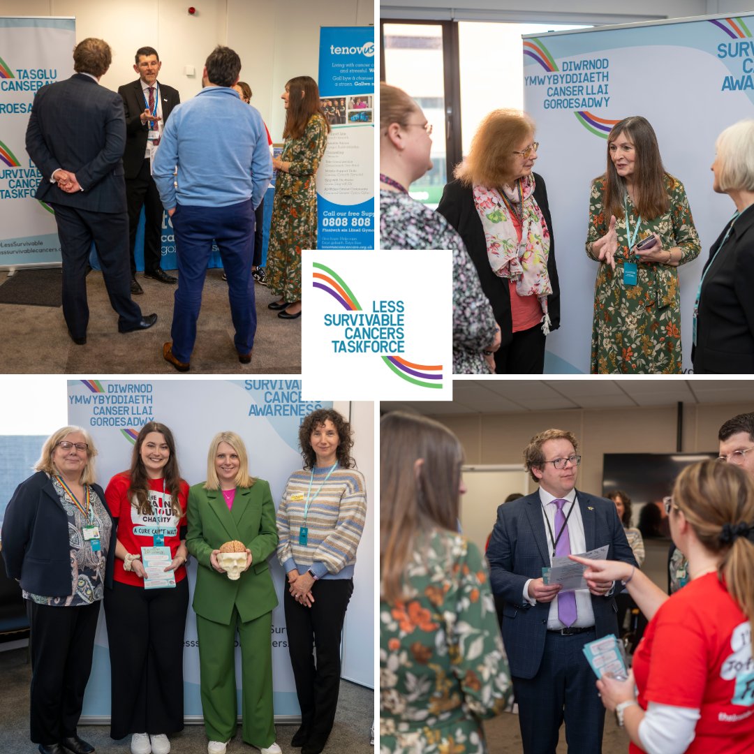 Great drop-in event at the Senedd yesterday, where we spoke with MSs about the urgent action needed for less survivable cancers in Wales. A huge thanks to <a href="/tenovuscancer/">Tenovus Cancer Care / Gofal Canser Tenovus</a>  for their support in organising the event. #LessSurvivableCancersAwarenessWeek