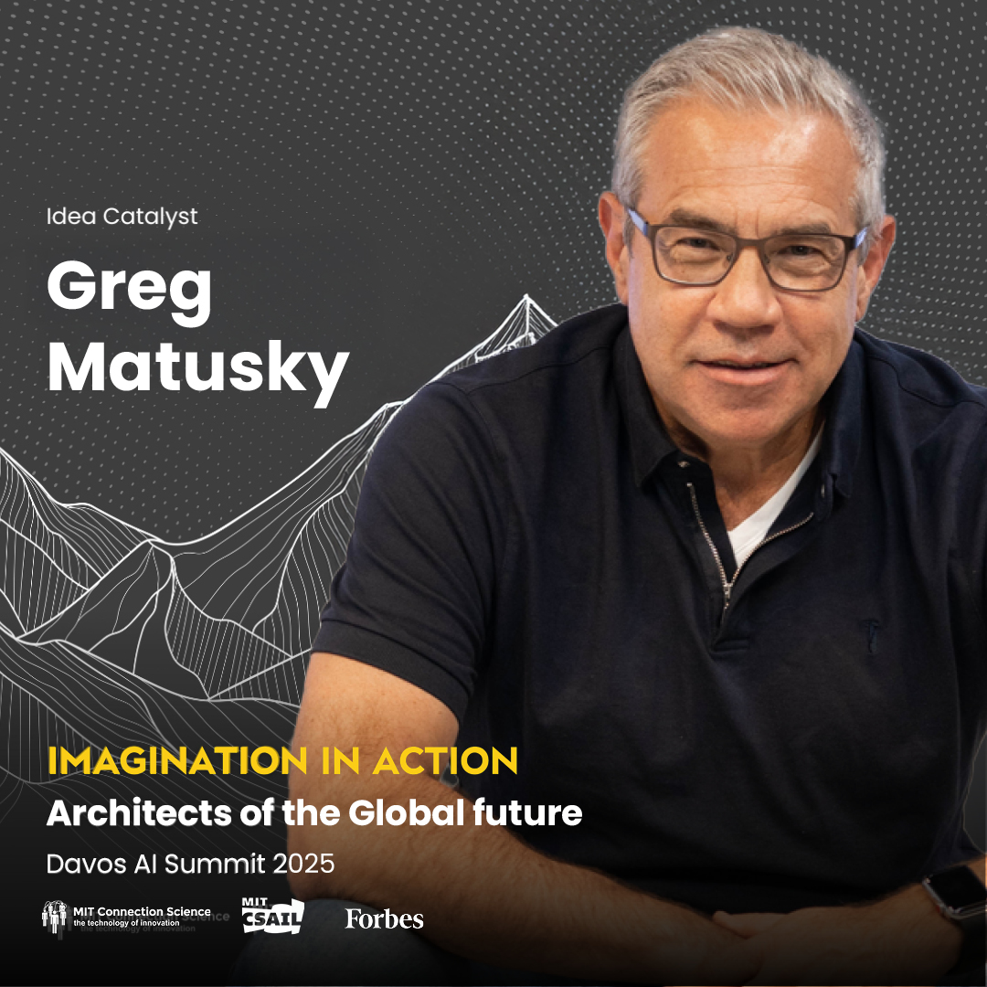 A Regular Guy Goes to Davos 

For Imagination In Action Davos AI Summit 2025 next week.

Interacting with Nobel laureates, MIT leadership, top AI innovators, business executives, and Idea Catalysts to influence the future of AI and sustainability.

The summit addresses pressing