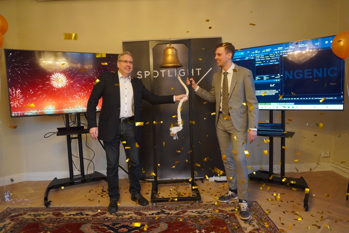 Ngenic (@ngenic) on Twitter photo I dag är första dag för handel för Ngenic på <a href="/__Spotlight___/">Spotlight Stock Market</a> Stock Market efter bolagets listbyte från Nasdaq First North Growth Market.
Bytet till Spotlight är ett strategiskt beslut som speglar vårt tydliga fokus på kostnadseffektivitet. 👉news.cision.com/se/ngenic-ab/r… I dag är första dag för handel för Ngenic på <a href="/__Spotlight___/">Spotlight Stock Market</a> Stock Market efter bolagets listbyte från Nasdaq First North Growth Market.
Bytet till Spotlight är ett strategiskt beslut som speglar vårt tydliga fokus på kostnadseffektivitet. 👉news.cision.com/se/ngenic-ab/r…