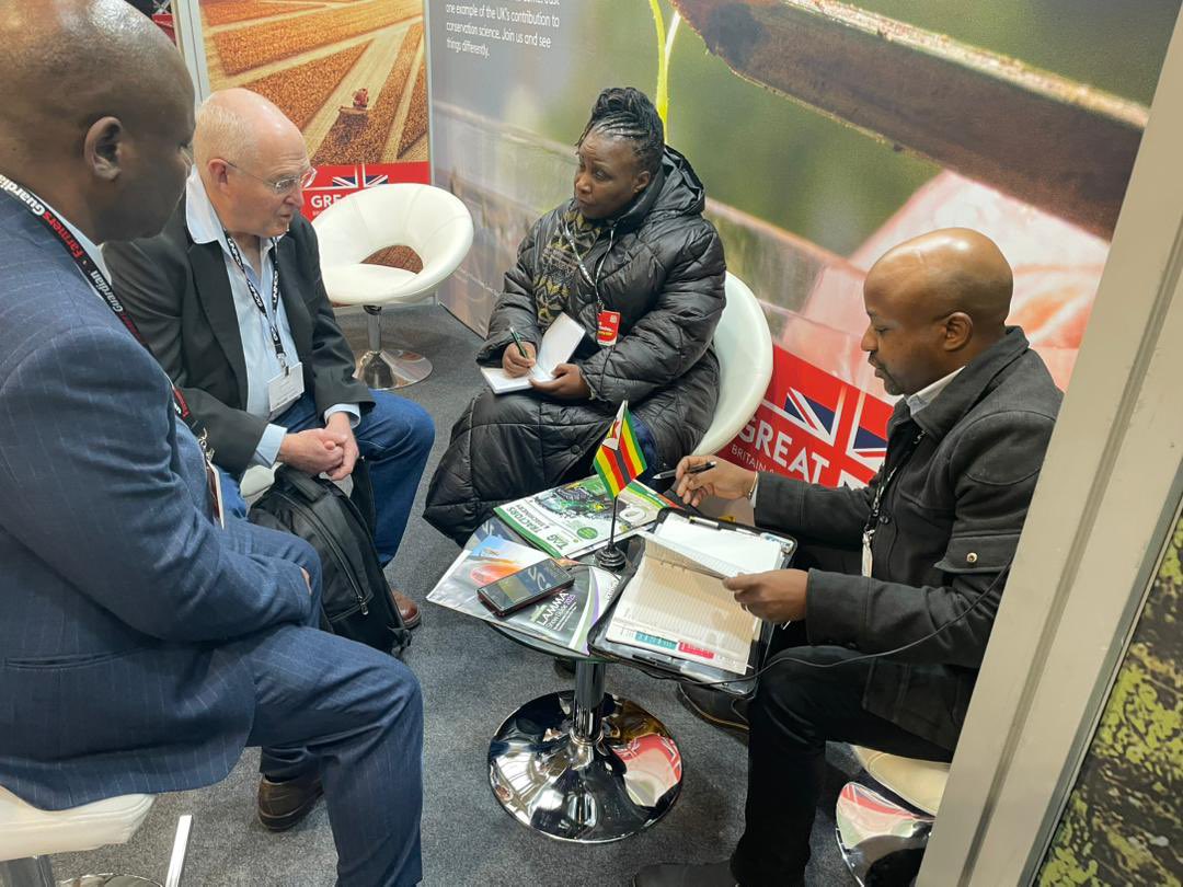 Great to see Zimbabwean buyers attending  <a href="/lammashow/">LAMMA Show</a> with reps from <a href="/ZimEmbassyUK/">Embassy of the Republic of Zimbabwe UK</a>, <a href="/hdczim/">Horticultural Development Council</a> &amp; other 🇿🇼 businesses, thanks to <a href="/biztradegovuk/">Department for Business and Trade</a>. Good opportunity to see a range of UK products &amp; strengthen 🇬🇧🫱🏻‍🫲🏽🇿🇼 #trade ties. Here’s to building partnerships for agricultural #innovation