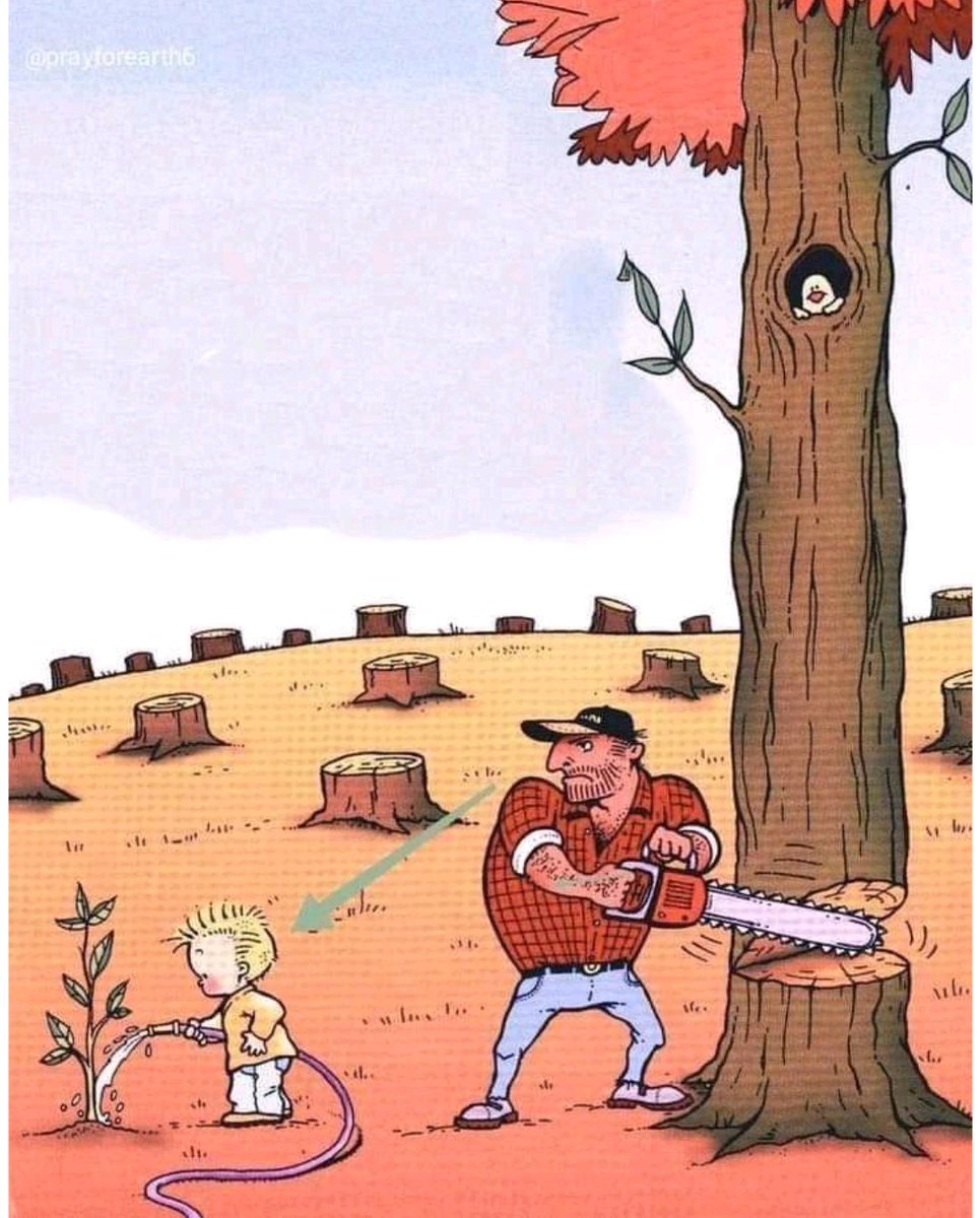ProfSK5's tweet photo. When a child is the father of the man.
#Save_Trees https://t.co/DsG0KlVnFH