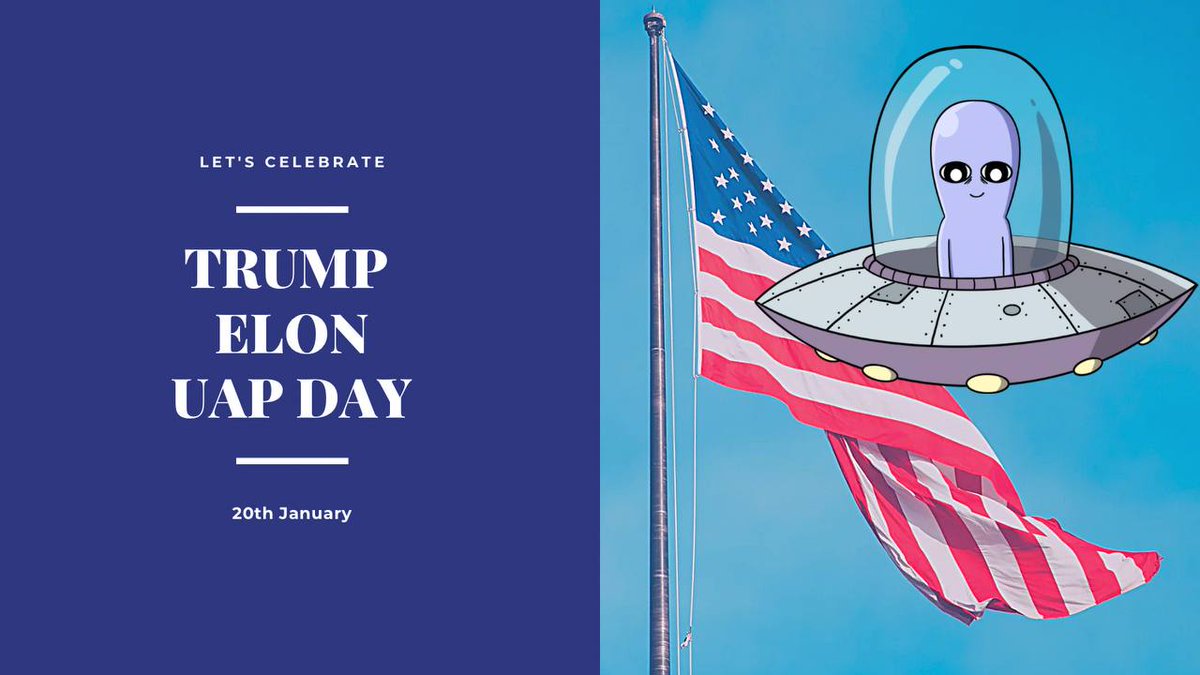 TrumpElonUAP's tweet photo. In few days Trump will announce information about us!
Buy before this: 

https://t.co/QNmwlVDdrp https://t.co/CjGLbeCdry
