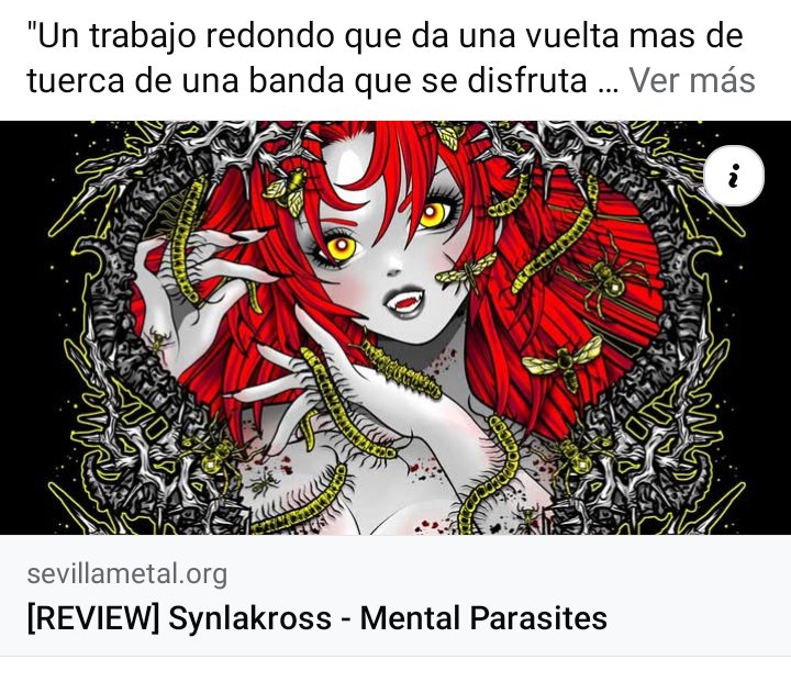 No te pierdas la review completa de nuestro nuevo disco "Mental Parasites" de mano de José Augusto Arincón de <a href="/sevillametalby/">SevillaMetal</a>
Muchas gracias!

sevillametal.org/sevillametal/r…

#SynlakrosS #MentalParasites #SevillaMetal #Metal #hardlifepromotion
