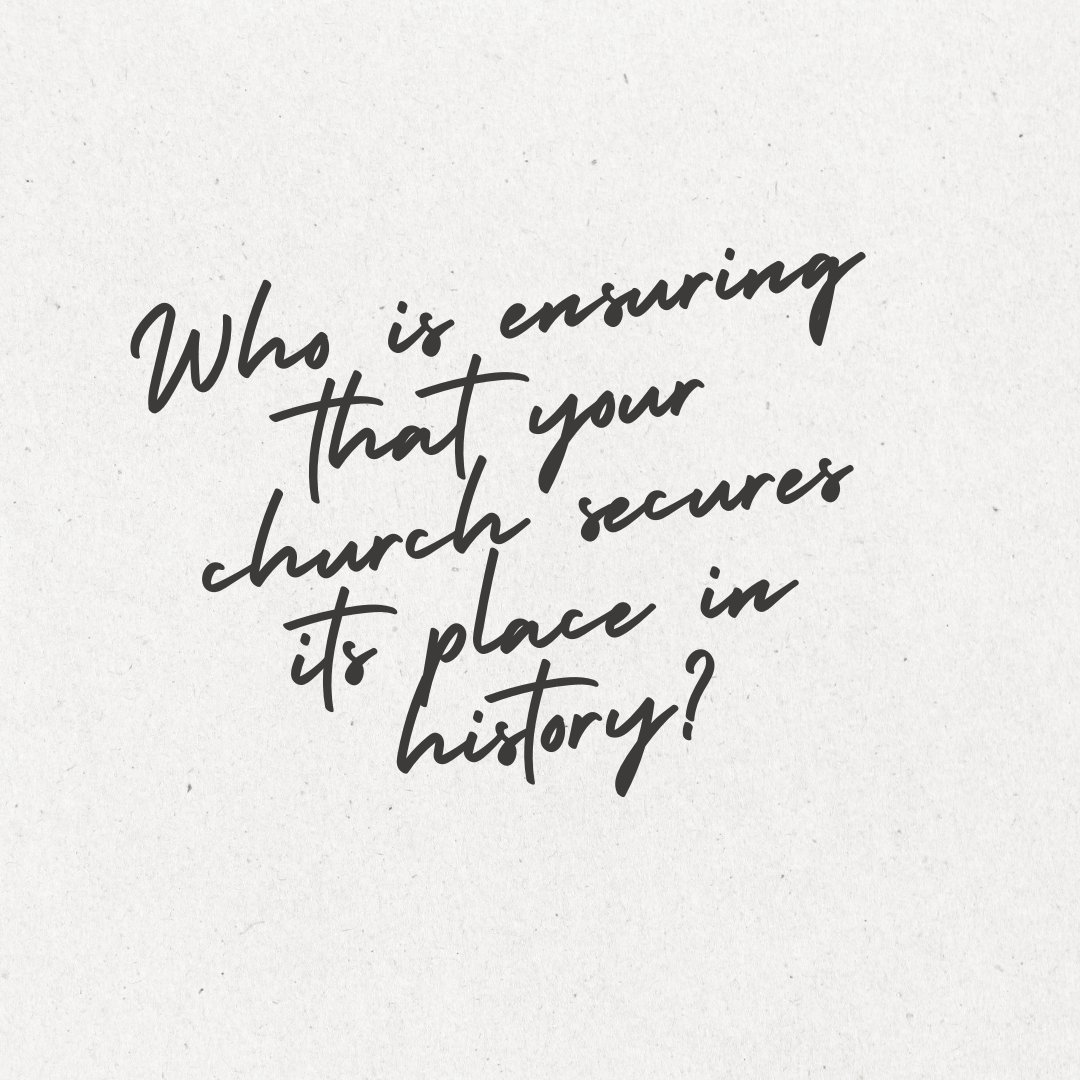 TBHC33's tweet photo. Preserve Your Church's History with Us

You can reach out to us if your church has had an anniversary or event and we can make sure future generations are able to look back on that celebration?

Contact us today to learn more about how we can help preserve your church's history! https://t.co/U4RPKHWhkw