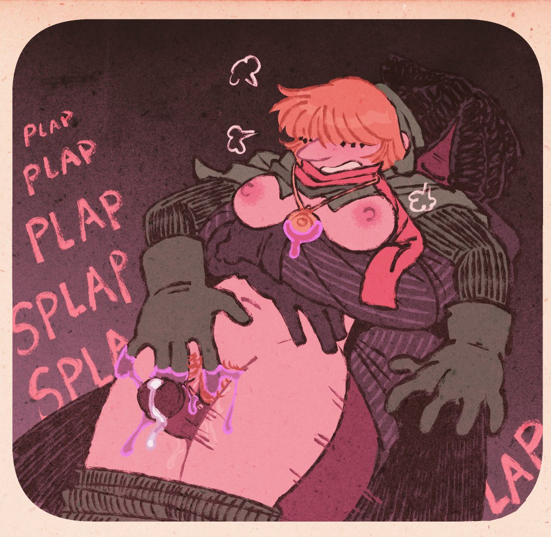 taylor_titmouse's tweet photo. "Hell, Sam, were you always this big?"

i am immediately addicted to this as a series, i already sketched the next 4. drawing pussies on characters who don't usually have pussies...... is fun. https://t.co/TpL7plwvac