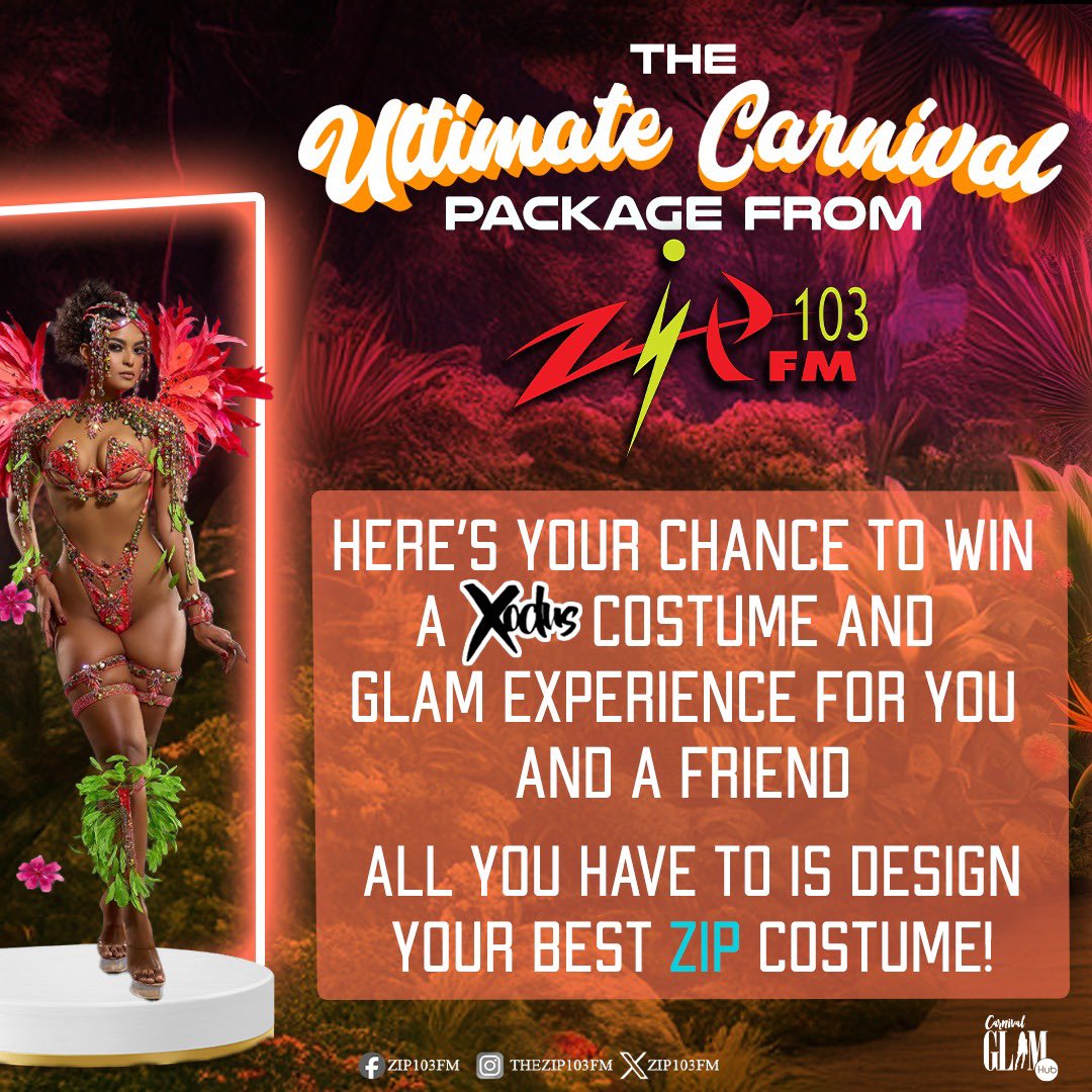 Think you’ve got what it takes to design the ultimate ZEE costume? 👗🎉 You could win a Xodus Carnival costume and a glam package for you and a friend! Details on our Instagram—don’t miss out!