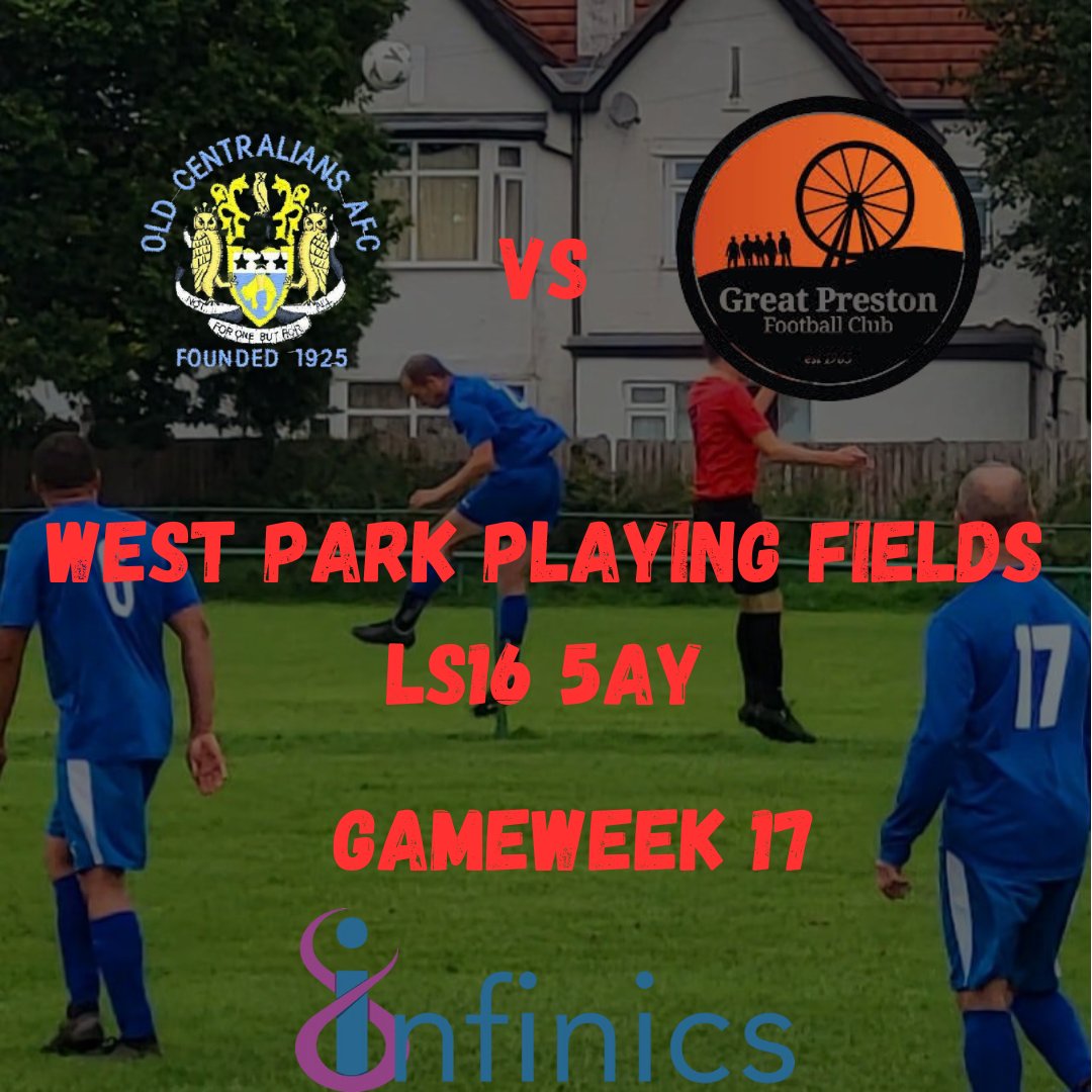 Old Centralians AFC (@centraliansafc) on Twitter photo ⚽ITS GAMEDAY⚽️
ITS FINALLY HERE! LETS SUPPORT THE LADS!
Old Centralians vs <a href="/GreatPrestonFC1/">Great Preston FC</a> , West Park Playing Fields, 2pm KO.
A win here, will put us 2 points ahead at the top of D5 of <a href="/OfficialYAL/">Yorkshire Amateur Association Football League</a> !
⚽️COME ON YOU CENTS⚽️ ⚽ITS GAMEDAY⚽️
ITS FINALLY HERE! LETS SUPPORT THE LADS!
Old Centralians vs <a href="/GreatPrestonFC1/">Great Preston FC</a> , West Park Playing Fields, 2pm KO.
A win here, will put us 2 points ahead at the top of D5 of <a href="/OfficialYAL/">Yorkshire Amateur Association Football League</a> !
⚽️COME ON YOU CENTS⚽️