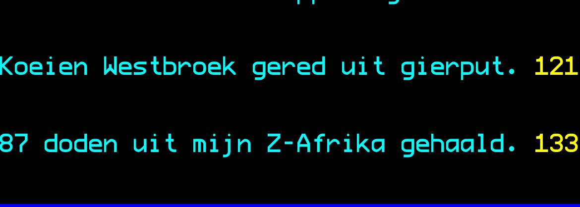 Je kan wel zien waar de prioriteit van de mens ligt 😬