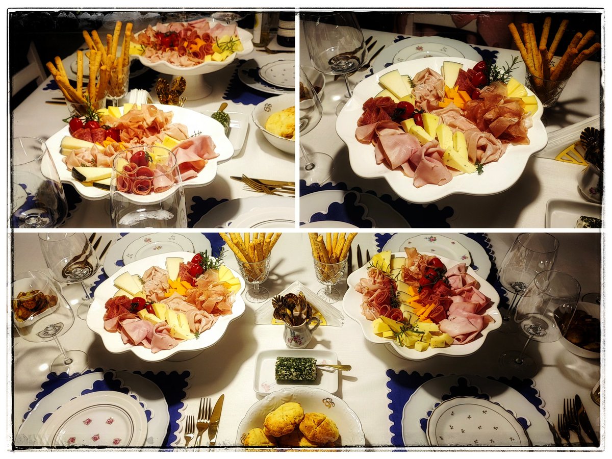 'Tiho' pravilo Tviterja (- O.K. ➡️X-a) je, da Huda Polonca po 20. uri ne sme objavljat hrane. 😁 
Ker je do takrat še 20 minut, here we go. Lep lp! 🎉😃