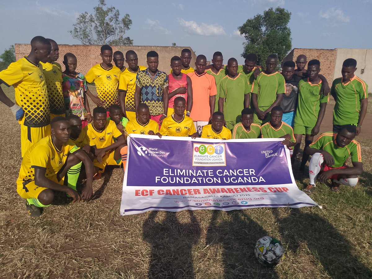THE ECF CANCER AWARENESS CUP

MATCH DAY 6

Red star FC vs Kasimwe FC

Ended 1:0 in favor of Red star FC

This #WorldCancerDay Day 4th Feb, we're in Namasagali Kamuli District, don't miss

ECF Uganda, Taking Steps towards a #Cancer Free World
#Soccer
#football
#HealthyLiving