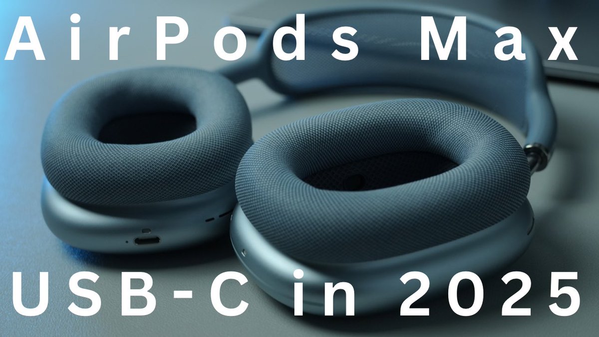 jamestechtalk's tweet photo. My AirPods Max USB-C review went live last night.

If you’re thinking of buying them then you need to check out my review.

A little sub would be great too! 👌

#apple #airpodsmax #airpodsmaxusbc #airpodsmax2 https://t.co/NW5lF05JnG