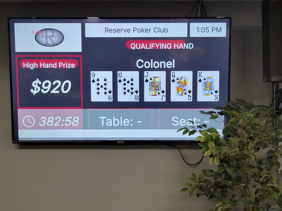 Hit the King high straight flush for the high handduring level 4.  Will it hold?