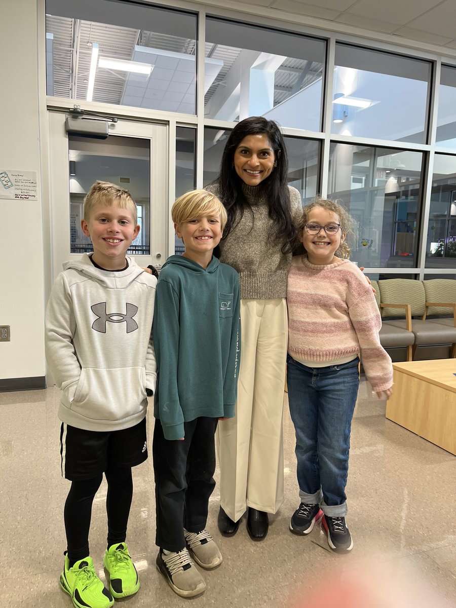 So proud of Judson, Hank, &amp; Brinley for practicing their leadership skills…loved having lunch with them today while they shared ideas for school improvement! ✨💙 <a href="/HickoryRidgeES/">Hickory Ridge Elementary</a> <a href="/CabCoSchools/">Cabarrus Co. Schools</a>