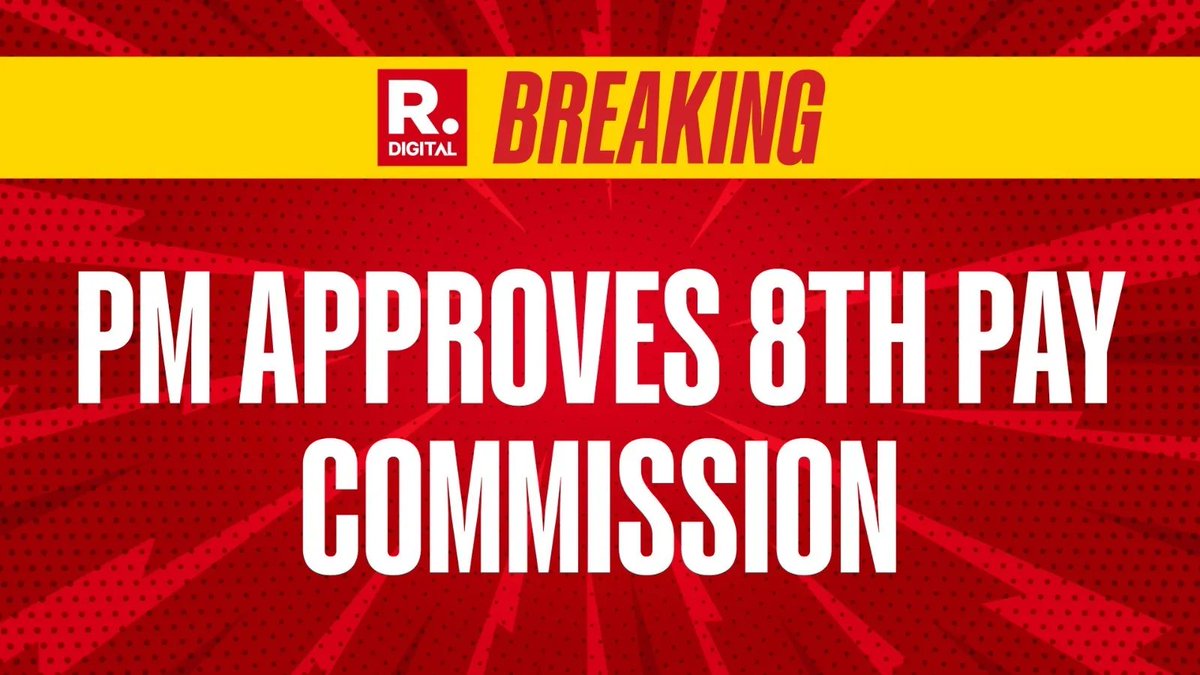 Jaganna66981104's tweet photo. There is good news for all India Central Government employees and pensioners, the Central Government has approved the long-pending demand for the Eighth Pay Commission.
#केंद्रसरकार #8thPayCommission #Iskcon_Exposed 
#PostFinanceAG #Khan #DelhiElection2025 #Rahul #Modiji #Sathya https://t.co/s2roYfWDvN
