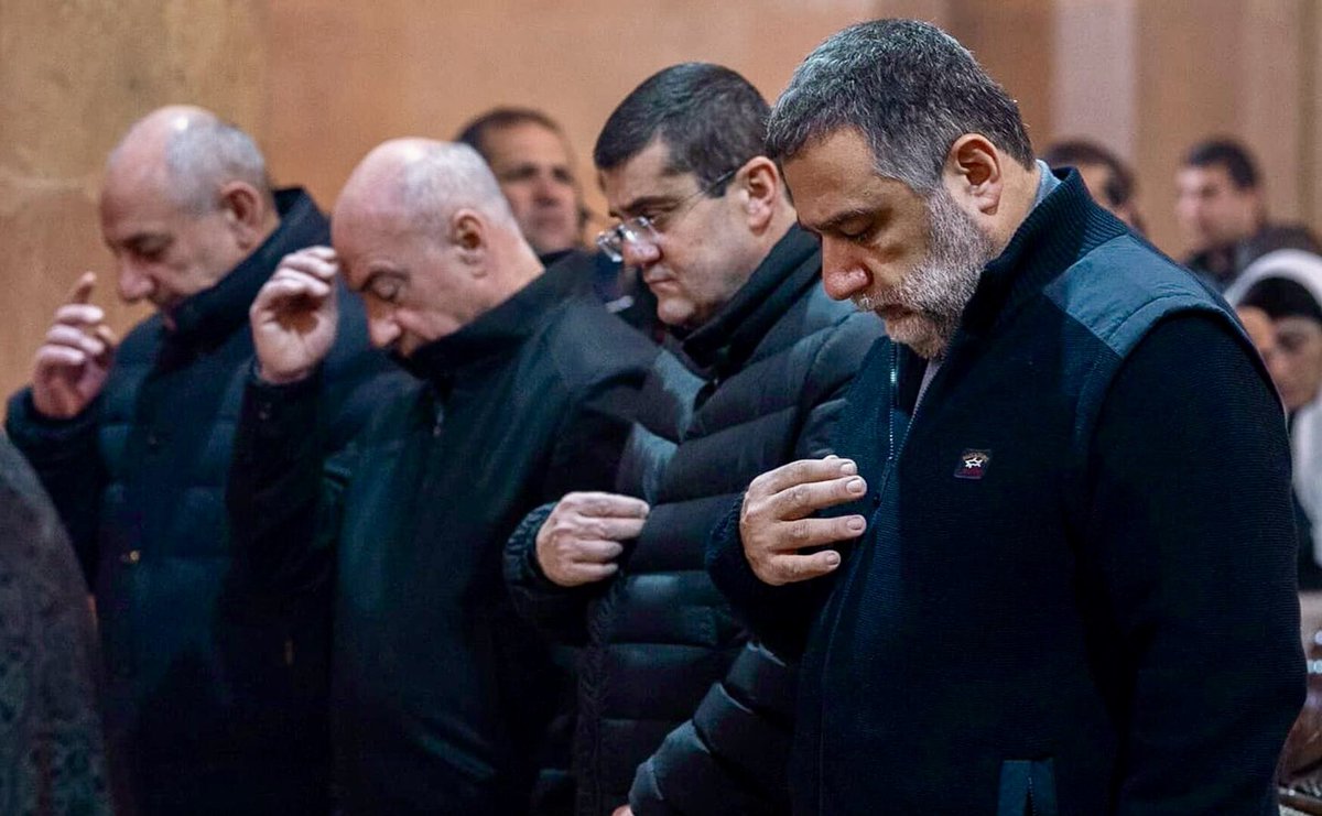 The “trials” of Ruben Vardanyan, Bako Sahakyan &amp; others are tools for 🇦🇿to degrade #Armenian dignity, legitimize false narratives, cover ethnic cleansing in #Artsakh &amp; justify aggression against🇦🇲. They’re hostages, &amp; their statements r extracted under torture, inhuman treatment.