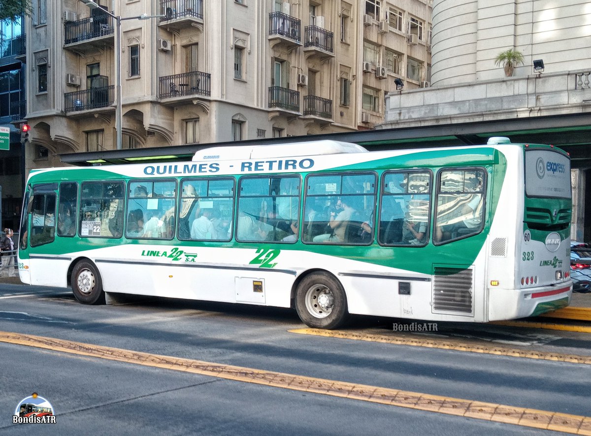 BondisATR's tweet photo. #Linea22: Nuevo interno 323.
#Agrale MT 17.0 LE #Nuovobus Menghi
Con pasado en la #Linea41. Este había sido estrenado en la 22 a las apuradas completamente de blanco junto a los internos 320 y 321 https://t.co/GkHoCOE5JV