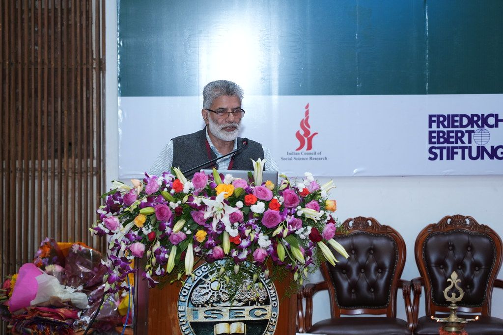 isle_india's tweet image. Presidential Address
Prof. Lakhwinder Singh delivered a Presidential Address on &quot;Innovations, Structural Transformation, and Employment Across Space and Time.&quot; Chaired by Prof. Ritu Dewan.  @ISECBengaluru 

#ISLE2025 #StructuralTransformation #LabourEconomic