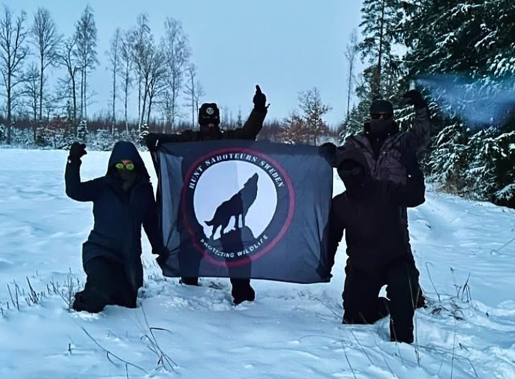 HUNT SABOTEURS SWEDEN SABOTAGE THE WOLF HUNT 

unoffensiveanimal.is/2025/01/13/hun…