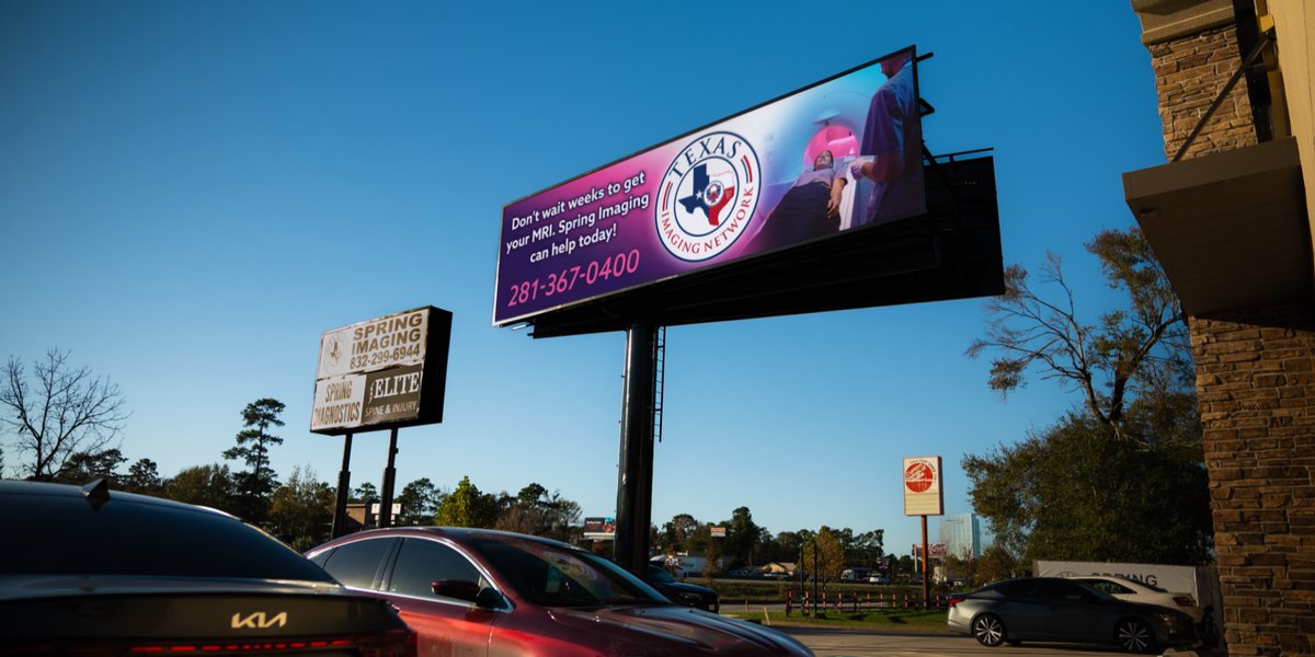 ledpartnershtx's tweet image. From showcasing Texas Imaging Network’s commitment to the highest standards of quality to highlighting Woodlands Sports Medicine Centre’s same-day appointments and personalized orthopedic care, our displays ensure their services shine brightly. #LEDPartners #texasimagingnetwork