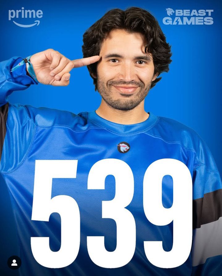 Fireball_Hamlin's tweet photo. I finished watching Beast Games Episode 6. Talk about fucking satisfying. The douche brothers both got eliminated in the trvia, same with Player 976 in the chance game. Since Jeremy got eliminated, I’m rooting for Akira, Player 539. Go win that $5,000,000! #BeastGames https://t.co/lhdh3qyv6Q