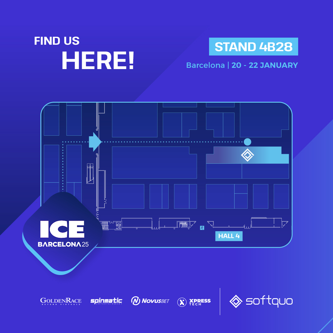 #ICE2025 Find us at 📍 Stand 4B28.

Don’t miss the chance to start your betting business with #Novusbet’s turnkey solutions.📲

We’ll be displaying together with all #Softquo Holding brands:
📅 20 - 22 Jan | Barcelona
🤝 booking.softquo.com

<a href="/icegamingglobal/">ICE Barcelona</a> #ICEBarcelona2025