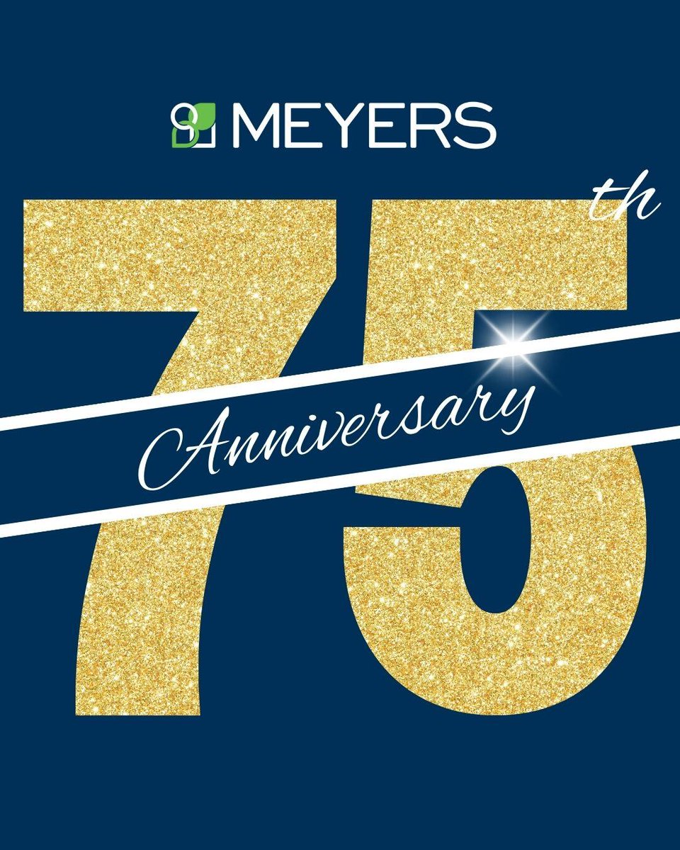 MeyersPrinting's tweet photo. This year marks 75 years since Meyers began as a small print shop in Minneapolis. Today, we’re leaders in sustainable packaging, labels, RFID solutions, &amp; printing tech.

Thank you to our team, clients, &amp; partners—here’s to the next 75 years! 🎉 https://t.co/KrzhCgYaut