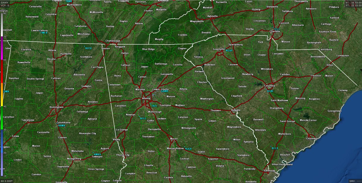 AH_Status's tweet image. GAWX  in Lawrenceville, Georgia has been added to AllisonHouse and Iowa State Level 2 data feeds. This radar offers 1 minute scans and as of right now, the file sizes are ~20MB with little to no returns meaning they  will be significantly larger when there are radar returns.
