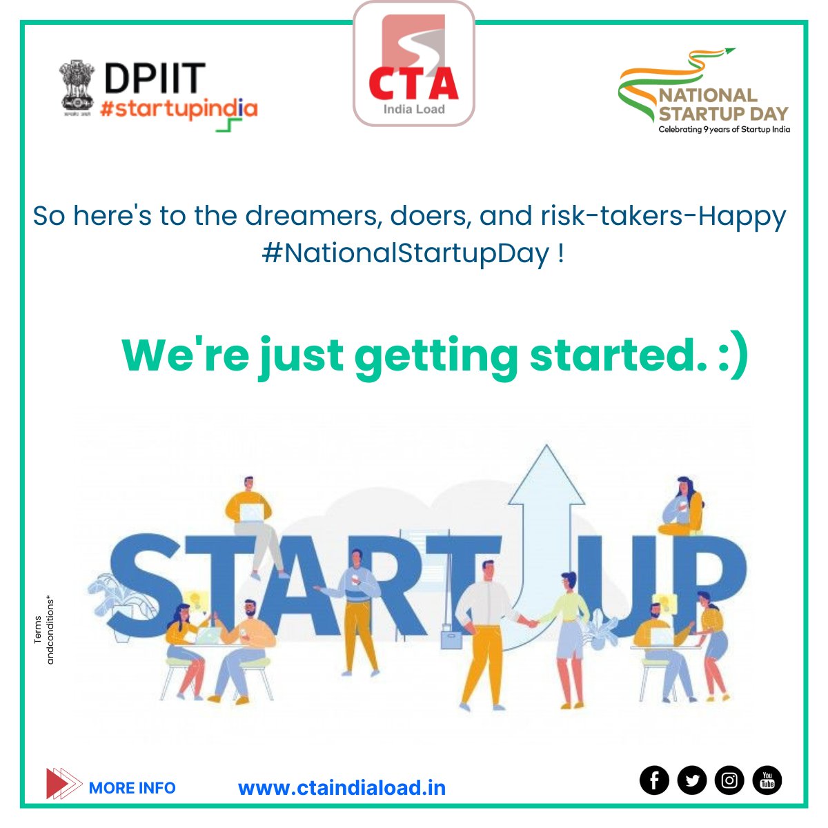 CTAindiaload's tweet photo. Startups are more than just businesses-they're engines of innovation, job creation, stories of risks and rewards and global recognition. Credits to the founders from every corner of India dreaming, hustling, building, and growing :) https://t.co/pFtXap7AD8