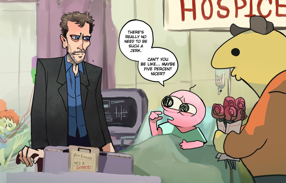 RenTheMonkey's tweet photo. Seriously House... I'm dying.
 #smilingfriends 
#House https://t.co/fs4xDytCOY