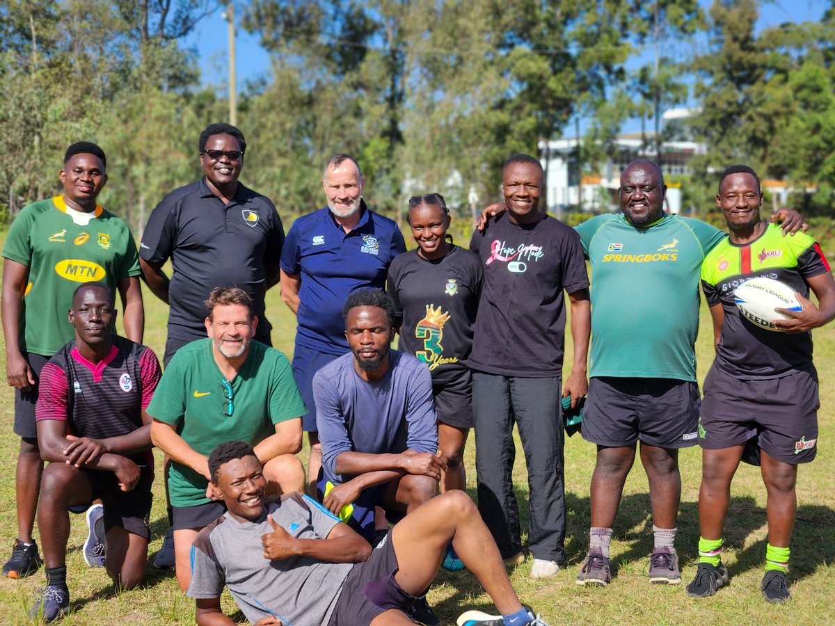OfficialKRLF's tweet photo. Day 2 Wrap-Up! 🔥 

Day 2 of the Level 2 Coaching Course and Match Officials Workshop is complete! 

Participants have been sharpening their skills through classroom sessions and hands-on practice, pushing RL to new heights

#KenyaRugbyLeague #Level2Coaching #RugbyLeague #Intrl https://t.co/7qEBL5Bgd9