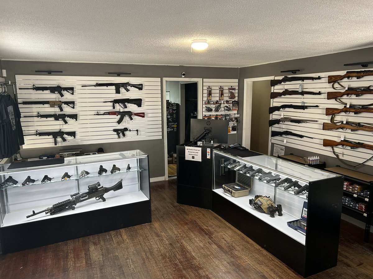 ATJArms's tweet photo. Don’t forget to drop in this weekend! 

We’ve got some sales going on right now on some of our optics, ammo and SKSs! Drop by and check them out! 

Mention this post and I’ll letcha hold a M240B!! https://t.co/y8cGy5aBGg