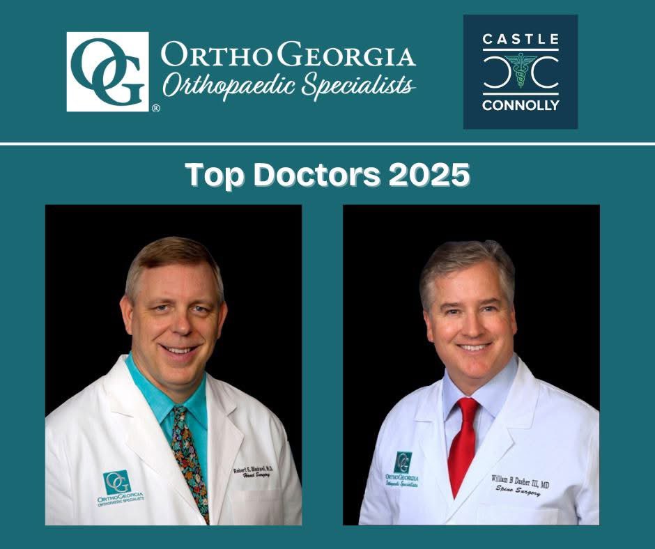 orthogeorgia's tweet photo. Congratulations to OrthoGeorgia's 2025 @CastleConnolly Top Doctors!
Robert Blackwell, MD, William Dasher III, MD, Waldo Floyd III, MD, Wood Pope, MD, Elliot Robinson, MD, Richard Thomas, MD, and Robert Thornsberry, MD.
https://t.co/Xam3tLkWKW
https://t.co/cHOTYjZVRi
#topdoc https://t.co/xeNRq9dm5r