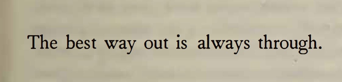 Robert Frost, read it twice