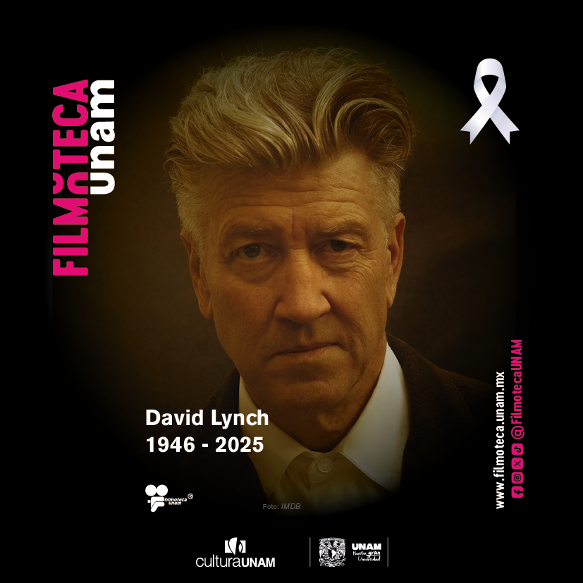 Hasta siempre David Lynch. Su arte, pilar de la cinematografía contemporánea, se extendió a terrenos que hacen imposible imaginar el cine como hoy existe.

El aclamado cineasta fue reconocido con la Medalla Filmoteca UNAM en el 2020 durante el <a href="/giffmx/">Guanajuato Film Fest</a>.

Gracias por todo, maestro