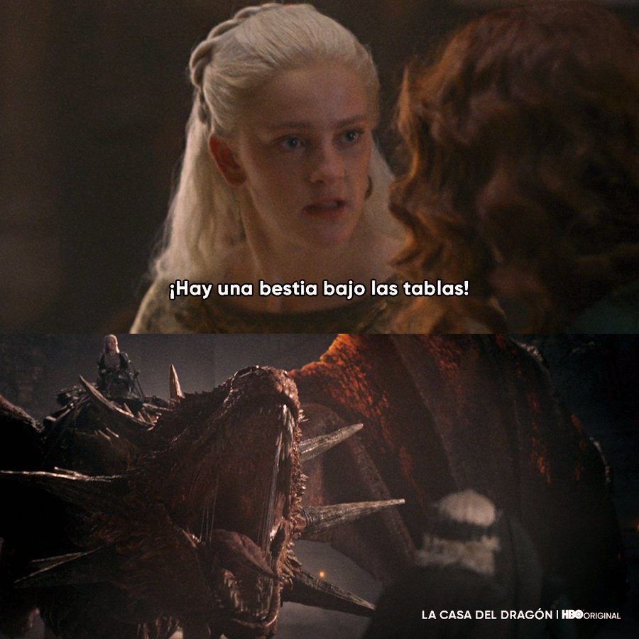 #HouseoftheDragonHV ･ 🅟ost
© 𝖯𝗈𝗋𝗍𝖿𝗈𝗅𝗂𝗈 →/ 𝗛𝗕𝗢

|LA 🎙️| La princesa Helaena lo predice (...) 𝘀𝘂𝘀𝗰𝗿𝗶́𝗯𝗲𝘁𝗲 para más noticias © HOTD.com.⠀