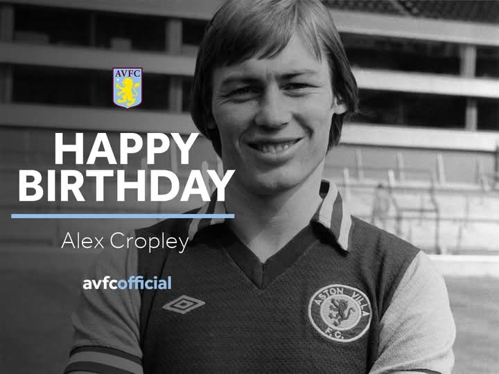 AndrewUllah's tweet photo. A V ERY Happy Birthday to the Maestro Alex Cropley ππ# #AlexCropley #AstonVilla #VillaPark #AVFC https://t.co/DZHxkZJZUn