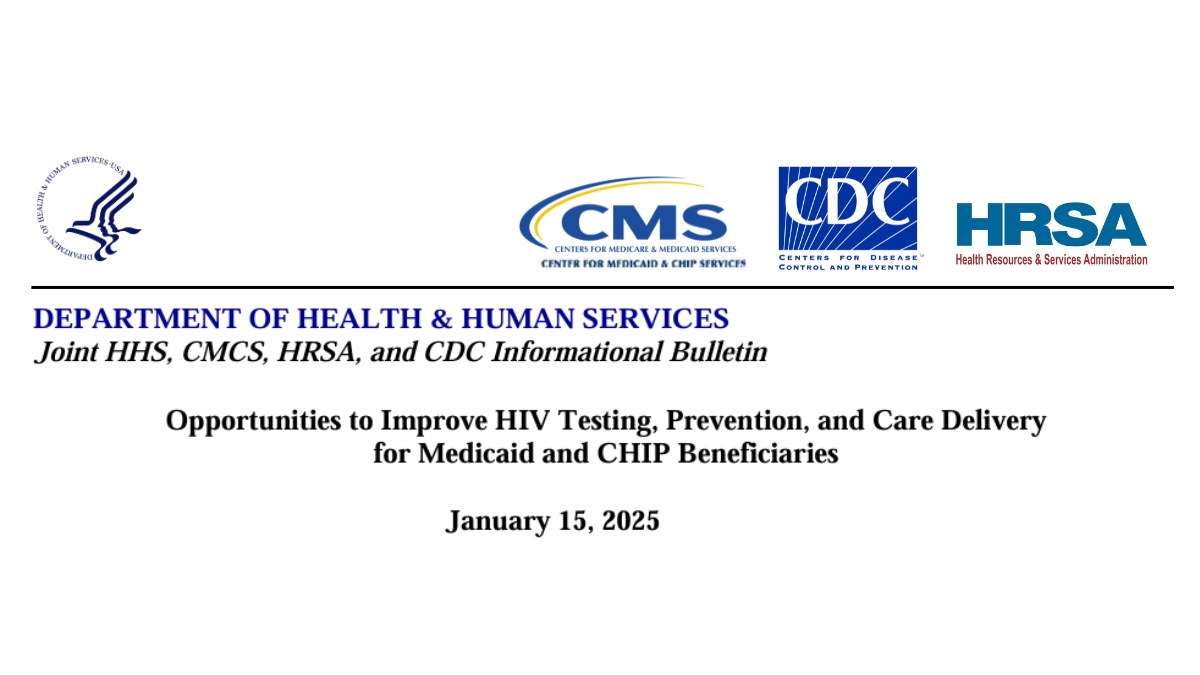 Updated #HIV guidance for State #Medicaid programs from <a href="/CMSGov/">CMSGov</a>, <a href="/HRSAgov/">HRSA</a>, and <a href="/CDCgov/">CDC</a>: Opportunities to improve #HIV testing, prevention, and care delivery for Medicaid and CHIP beneficiaries based on the latest scientific evidence. Read more: hiv.gov/blog/cms-relea…