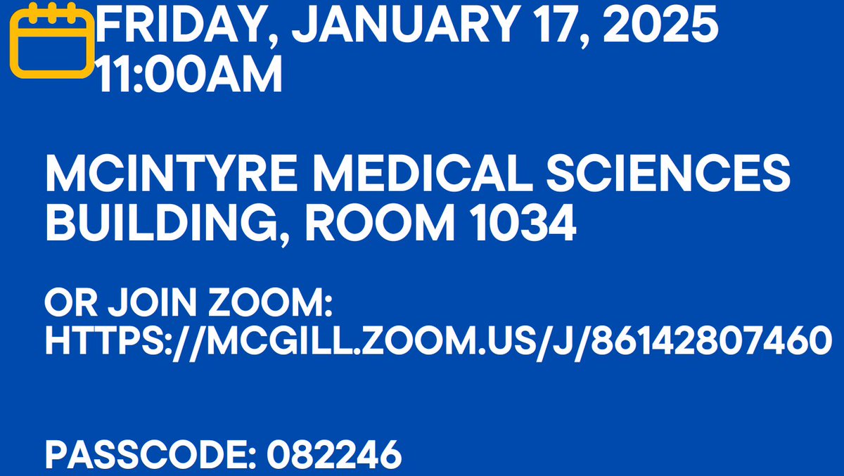 McGill Physiology (@mcgillphysiolog) on Twitter photo Join us this week for our #FridaySeminarSeries as we welcome Dr. Nathalie Labrecque <a href="/UMontreal/">Université de Montréal</a> to talk about her work on spatiotemporal control of CD8+ T cells. Details below👇 Join us this week for our #FridaySeminarSeries as we welcome Dr. Nathalie Labrecque <a href="/UMontreal/">Université de Montréal</a> to talk about her work on spatiotemporal control of CD8+ T cells. Details below👇