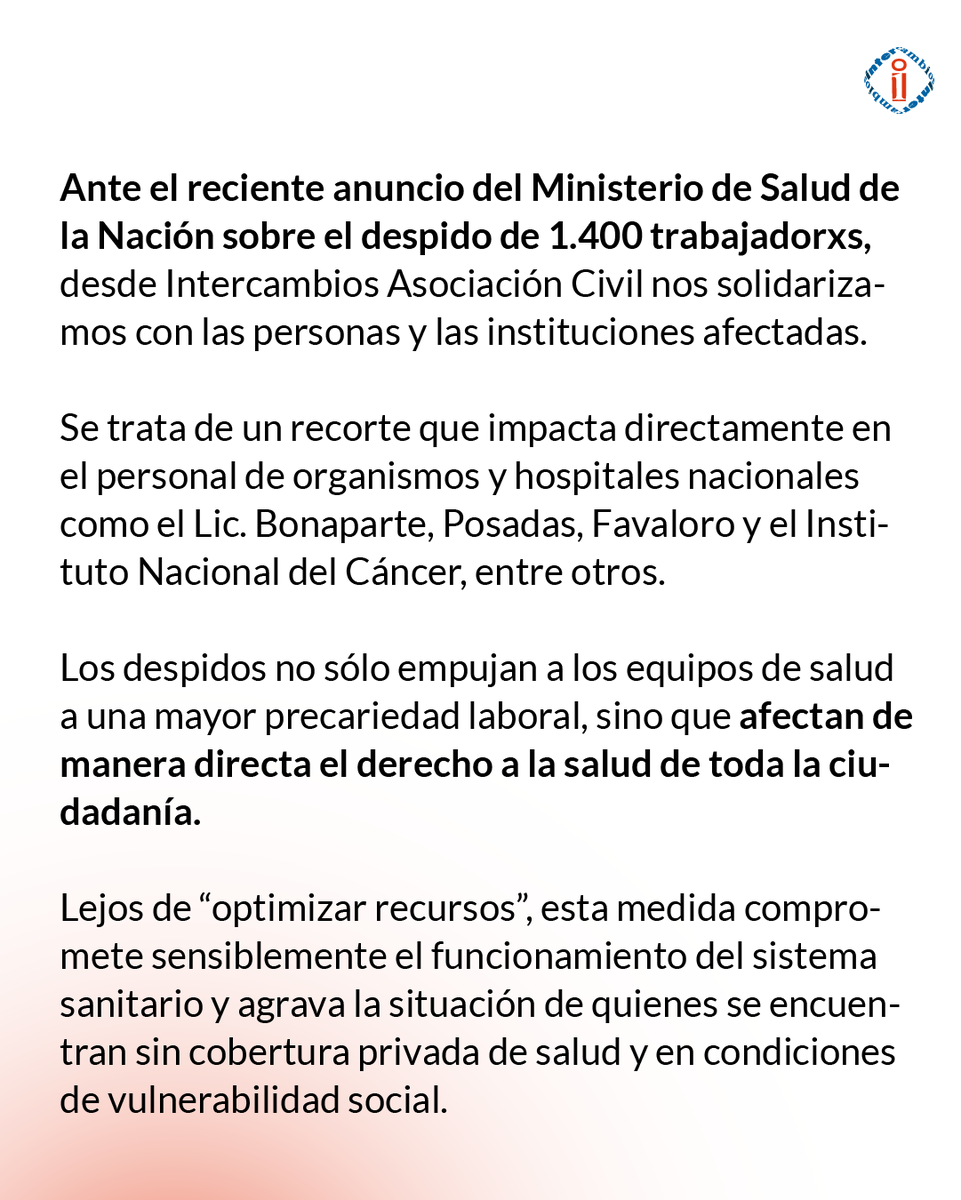 Intercambios Asociación Civil tweet media