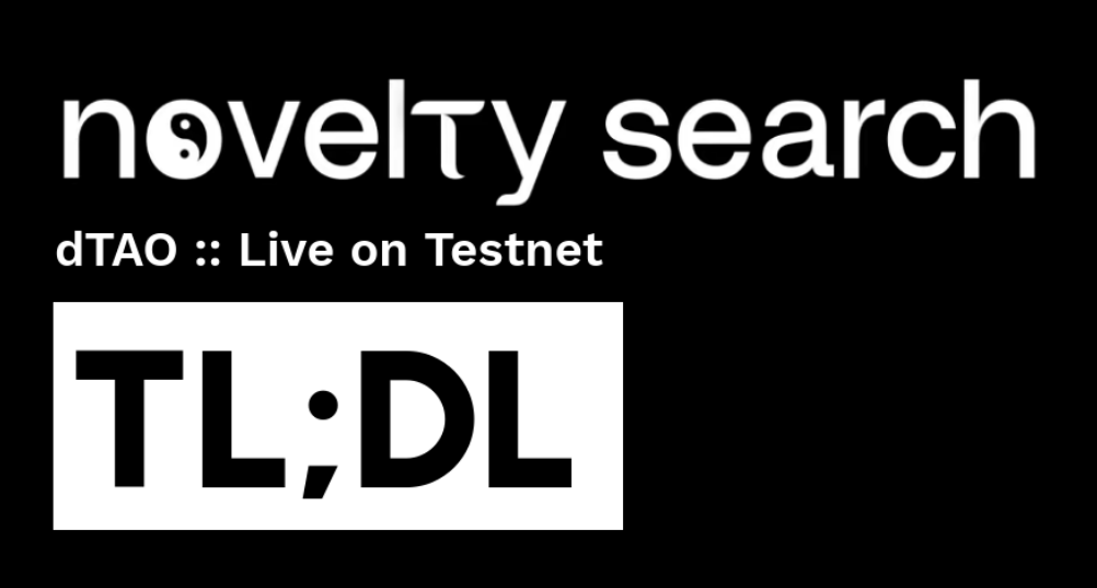 🚀 Excited about dTAO on testnet? 👀
I just tuned into the latest Novelty Search by <a href="/opentensor/">Openτensor Foundaτion</a> . Here’s a quick breakdown of the key points!
Too Long; Didn’t Listen ? Follow me for the highlights from future Novelty Searches! 🔍
🧵1/17👇