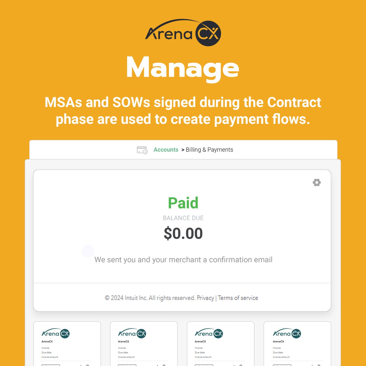 arenacx's tweet photo. MSAs and SOWs signed during the Contract phase are used to create payment flows. ArenaCX facilitates a 15-point invoice audit and a streamlined “escrow” style payment facilitation flow.
#arenacx #business #outsourcing #rfp #sourcing #buinsesssourcing #platform #technology https://t.co/I0042kA5jj