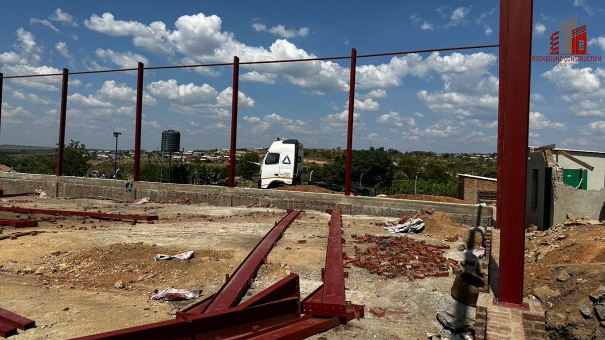 RockboundCon's tweet photo. 📍 Progress update: We're managing the construction of a Karoi Auction Floor, ensuring timelines, resources &amp; quality align for a March deadline. 💡 Tip: Great project management drives successful outcomes! #ProjectManagement #Construction https://t.co/kKZb3yOKL3