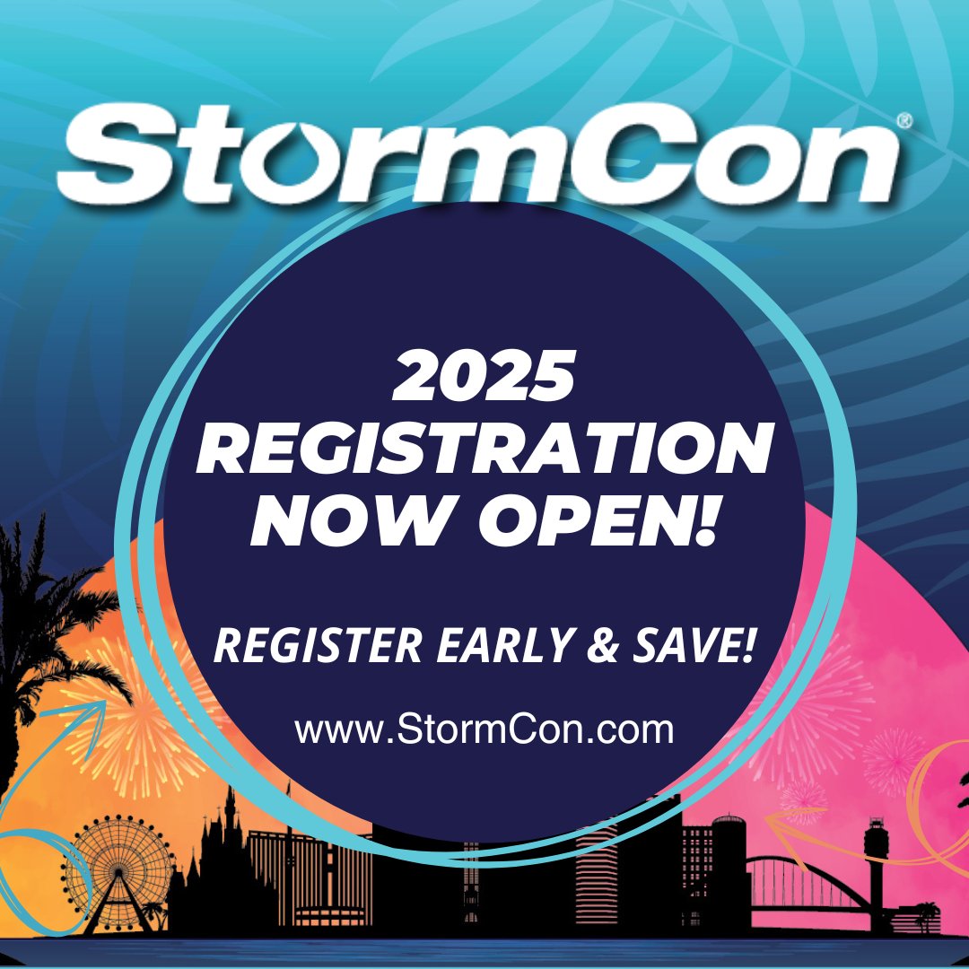 #StormCon returns August 26-28 to Gaylord Palms Resort in Orlando, Florida for its 25th annual conference!
Registration is NOW OPEN
👉 Learn More: bit.ly/3Dgo2Tz 

#Stormwater #StormwaterSolutions #GreenInfrastructure