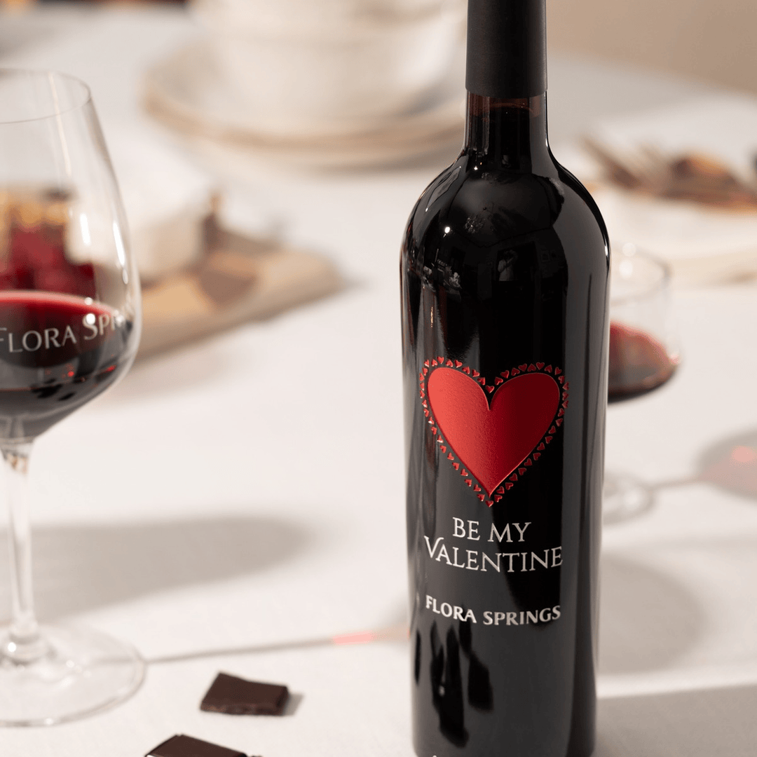 The heart etched into our Be My Valentine bottle symbolizes the connection that wine brings to moments of love. It reflects the deep emotion and passion that fill every glass, making it the perfect expression of affection this Valentine’s Day. #BeMyValentineWine #napavalley