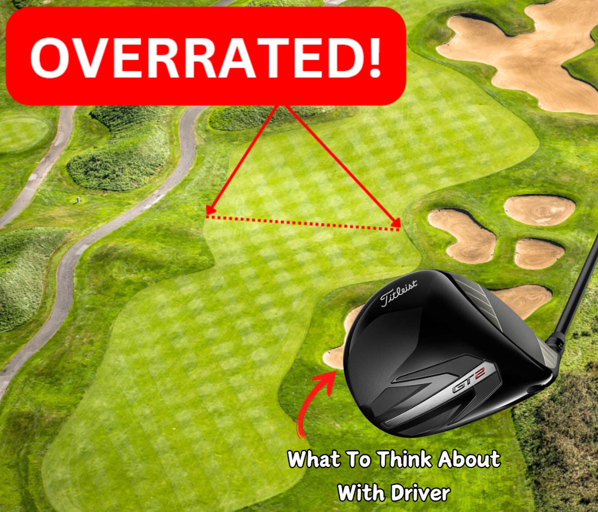 LouStagner's tweet photo. FAIRWAYS ARE OVERRATED! 🚨

Many golfers evaluate their driver performance by how many fairways they hit.

It’s time to stop doing that. Here's why. 
🧵👇 https://t.co/9nJhvXGlPW
