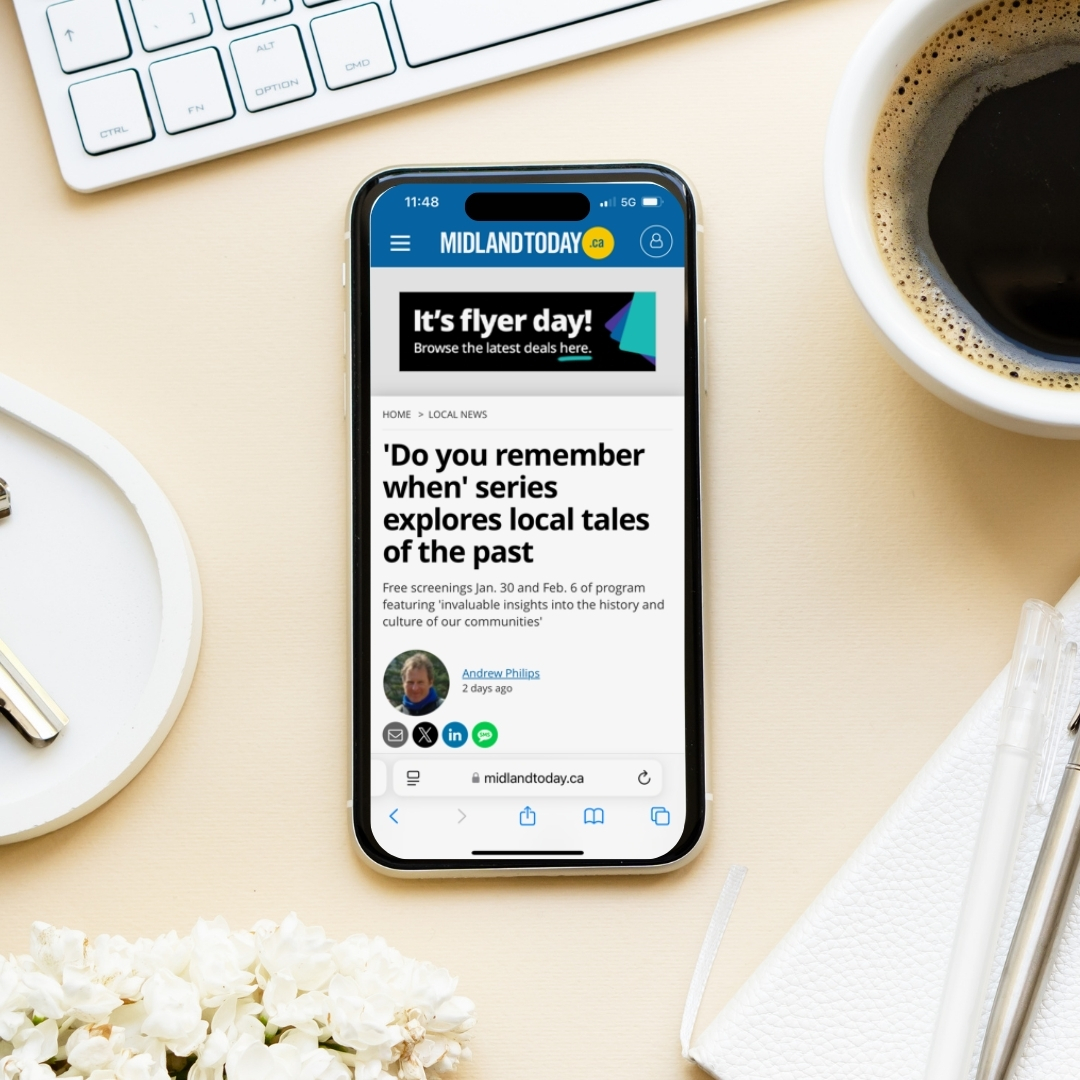 We're making headlines! Read the full story about the third series of our "Do You Remember When?" video project, funded in part by New Horizons for Seniors, at midlandtoday.ca