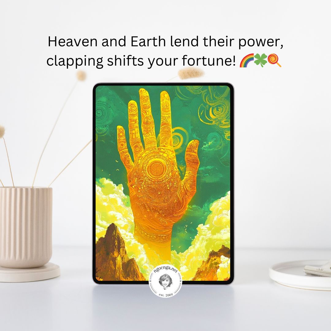 ngocngadotnet's tweet image. Heaven and Earth lend their power, clapping shifts your fortune! 🌈🍀🍭 
#divinehelp #luckyshift #fortune
---
🔮 Ready to uncover your #destiny? Book your personalized #ziweidoushu reading today and transform your path at
ngocnga.net/zi-wei-dou-shu…
#zwds #purplestarastrology