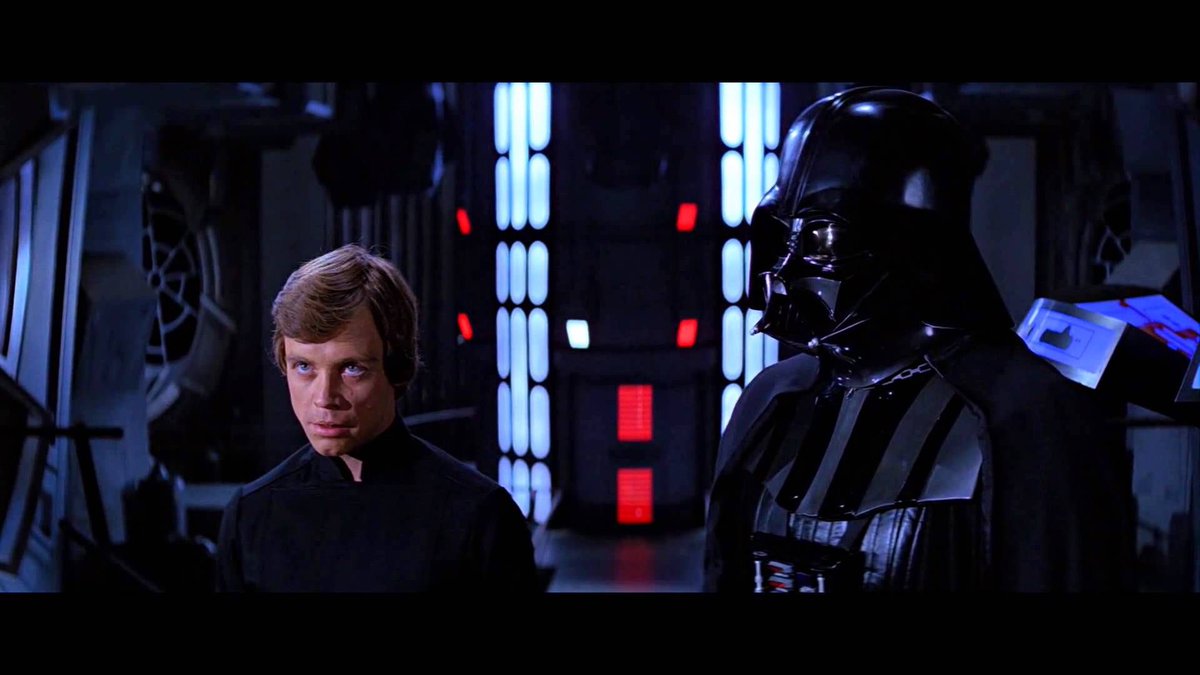 1776TSA's tweet image. There was a lot in that sequence that echoed Return of the Jedi. Jod went through the bits of the roles of Palpatine, Vader, and Luke Skywalker all in one episode.  It was so clearly intentional. The way they all came out of the elevator to a dark room with red ambient lighting.…