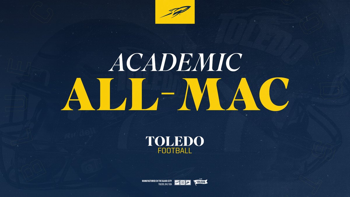 Toledo Football (@toledofb) on Twitter photo Congrats to our 19 Rockets who made the Academic All-MAC team this year! Second-highest total in school history! #TeamToledo 
📰tinyurl.com/252v2o6m Congrats to our 19 Rockets who made the Academic All-MAC team this year! Second-highest total in school history! #TeamToledo 
📰tinyurl.com/252v2o6m